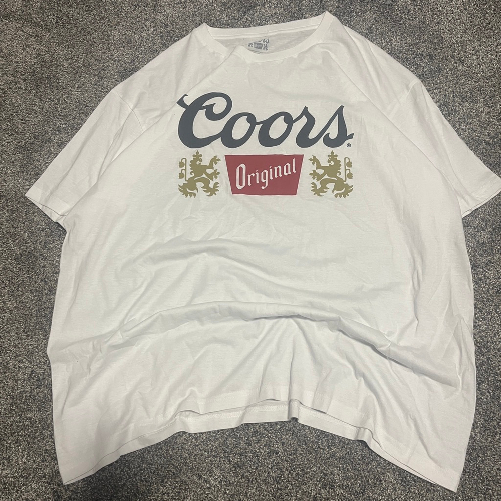 Men's Coors Original White XL Short Sleeve Graphic Tee